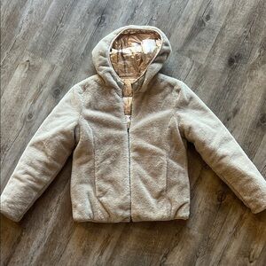 Women’s Tribal XS Cream Hooded reversible Jacket